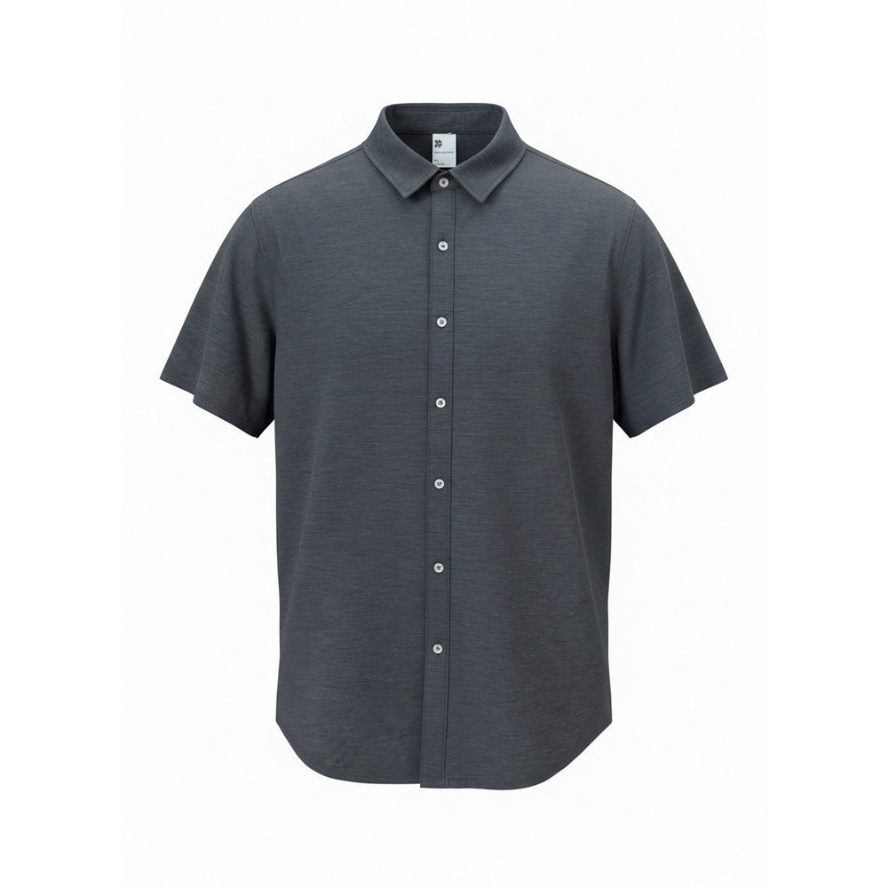 Men's All In Motion Gray/Black Woven Button-Up Gray Active Shirt Size XXL NWT